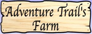 Adventure Trails Farm sign